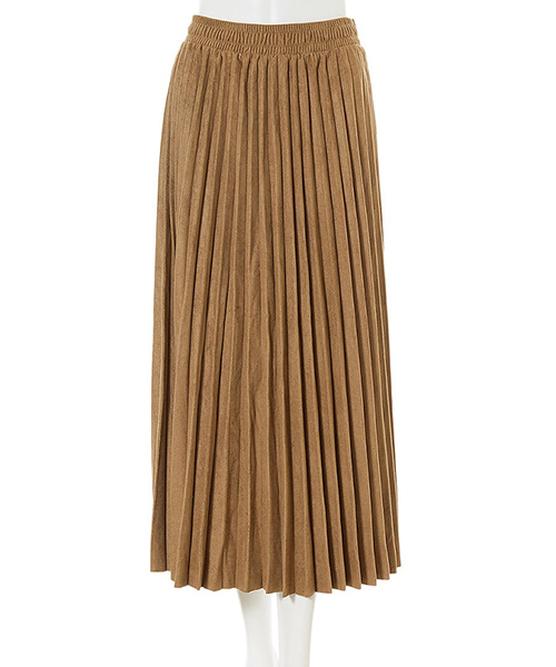 fifth（フィフス）の「プリーツスエードロングスカート（スカート・レディース・グレー/グリーン/ブラウン/ブラック/アイボリー・MEDIUM）」の9枚目の写真