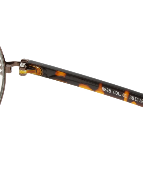 WEGO(ウィゴー)の「WEGO/ラウンドタイプ(メガネ・メンズ・ブラック系その他/ブラウン系その他・FREE)」の8枚目の写真