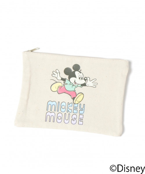LOWRYS FARM（ローリーズファーム）の「Ｍｉｃｋｅｙマチナシポーチ　816921（ポーチ・レディース・ホワイト/ブラック/レッド/イエロー/ブルー・FREE）」の2枚目の写真
