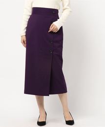 LOWRYS FARM | サイドボタンタイトスカート　814749(スカート)