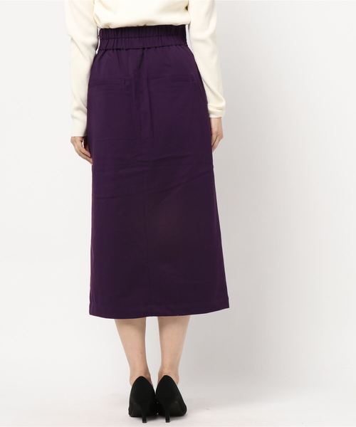 LOWRYS FARM（ローリーズファーム）の「サイドボタンタイトスカート　814749（スカート・レディース・ブラック/パープル/ブラウン/アイボリー/グレー・MEDIUM/LARGE）」の14枚目の写真
