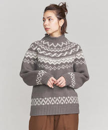 BEAUTY&YOUTH UNITED ARROWS | BY ウールアクリル ノルディックハイネックニット(ニット/セーター)