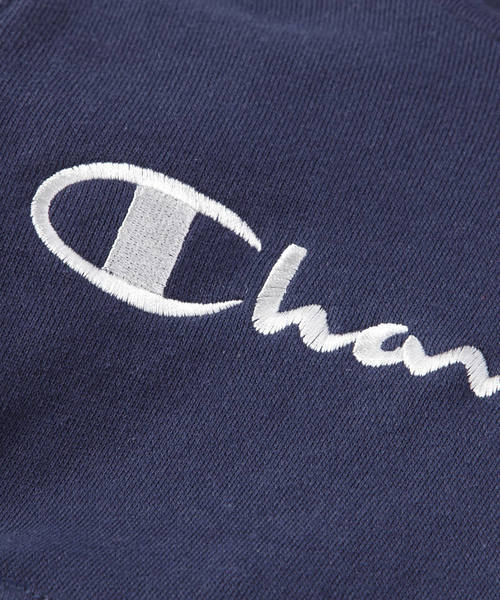 Champion(チャンピオン)の「【Champion】スクリプトソデロゴスウェットパーカー(パーカー・キッズ・ネイビー/オフホワイト/レッド・100/110/120/130/140)」の4枚目の写真