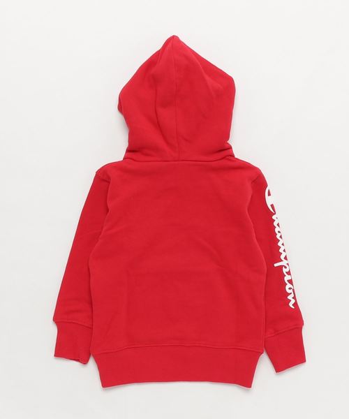 Champion(チャンピオン)の「【Champion】スクリプトソデロゴスウェットパーカー(パーカー・キッズ・ネイビー/オフホワイト/レッド・100/110/120/130/140)」の8枚目の写真