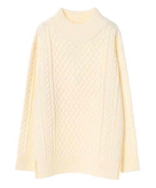 AMERICAN HOLIC（アメリカンホリック）の「ハイネックローゲージニットプルオーバー（ニット/セーター・レディース・ブラック/レッド/アイボリー/マスタード/モカ/グレー系その他・FREE）」の17枚目の写真