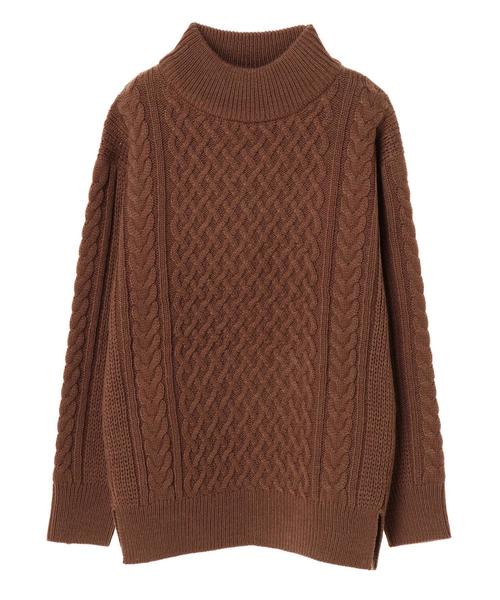 AMERICAN HOLIC（アメリカンホリック）の「ハイネックローゲージニットプルオーバー（ニット/セーター・レディース・ブラック/レッド/アイボリー/マスタード/モカ/グレー系その他・FREE）」の13枚目の写真