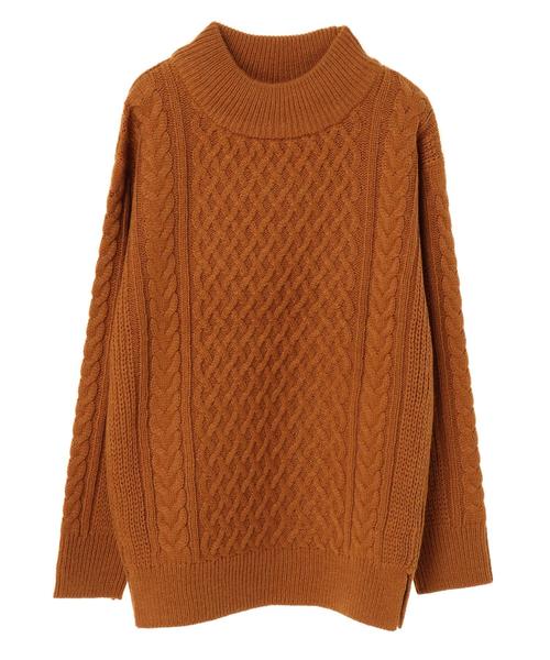 AMERICAN HOLIC（アメリカンホリック）の「ハイネックローゲージニットプルオーバー（ニット/セーター・レディース・ブラック/レッド/アイボリー/マスタード/モカ/グレー系その他・FREE）」の12枚目の写真