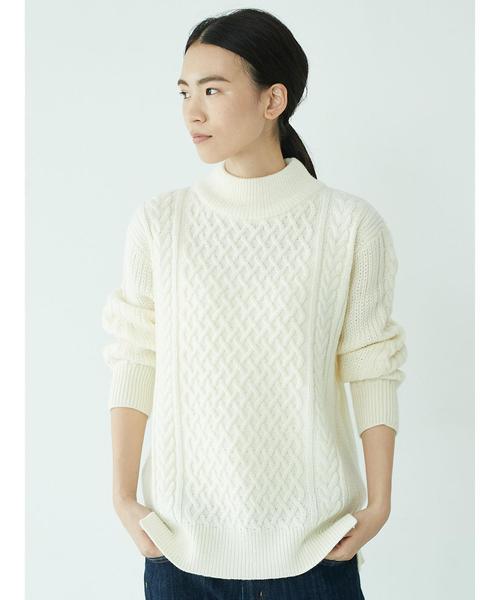 AMERICAN HOLIC（アメリカンホリック）の「ハイネックローゲージニットプルオーバー（ニット/セーター・レディース・ブラック/レッド/アイボリー/マスタード/モカ/グレー系その他・FREE）」の11枚目の写真