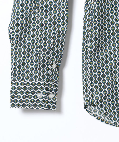 BEAMS BOY（ビームスボーイ）の「BEAMS BOY / 小紋 カッタウェイ シャツ（シャツ/ブラウス・レディース・ホワイト/ネイビー・ONE SIZE）」の20枚目の写真