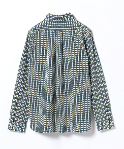 BEAMS BOY（ビームスボーイ）の「BEAMS BOY / 小紋 カッタウェイ シャツ（シャツ/ブラウス・レディース・ホワイト/ネイビー・ONE SIZE）」の19枚目の写真
