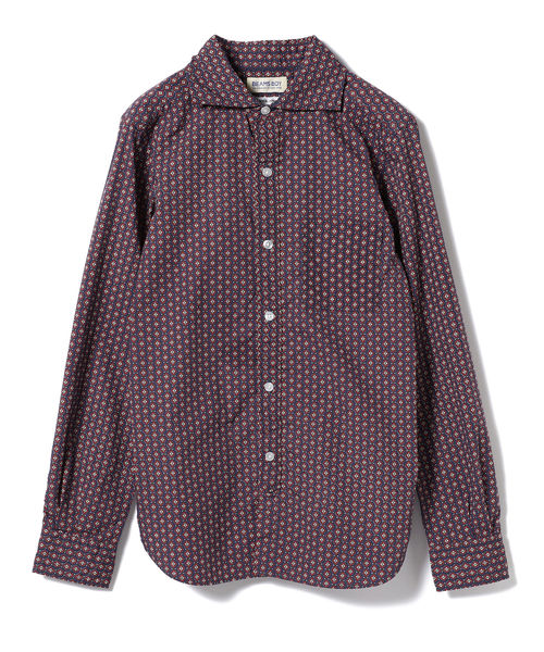 BEAMS BOY（ビームスボーイ）の「BEAMS BOY / 小紋 カッタウェイ シャツ（シャツ/ブラウス・レディース・ホワイト/ネイビー・ONE SIZE）」の18枚目の写真