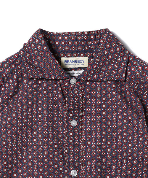 BEAMS BOY（ビームスボーイ）の「BEAMS BOY / 小紋 カッタウェイ シャツ（シャツ/ブラウス・レディース・ホワイト/ネイビー・ONE SIZE）」の17枚目の写真