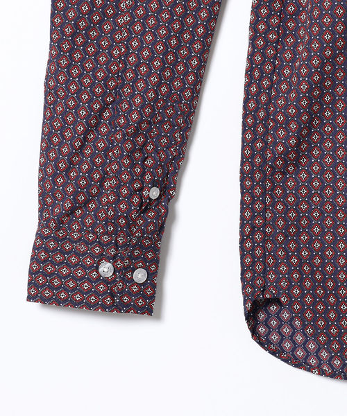 BEAMS BOY（ビームスボーイ）の「BEAMS BOY / 小紋 カッタウェイ シャツ（シャツ/ブラウス・レディース・ホワイト/ネイビー・ONE SIZE）」の16枚目の写真