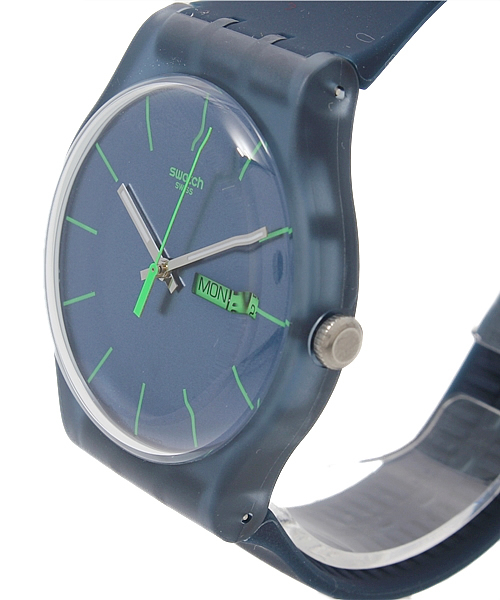 BEAUTY&YOUTH UNITED ARROWS（ビューティーアンドユースユナイテッドアローズ）の「＜SWATCH＞ BLUE REBEL¨§（アナログ腕時計・メンズ・ネイビー・フリー）」の5枚目の写真