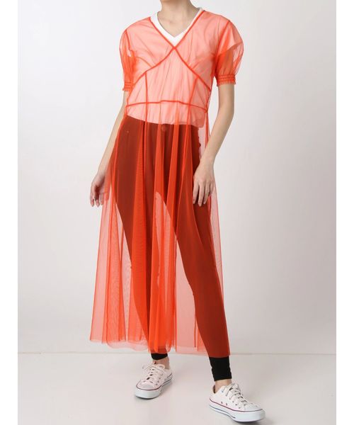 ワンピース ワンピースカラーチュールワンピース ワンピース Jouetie ジュエティ のファッション