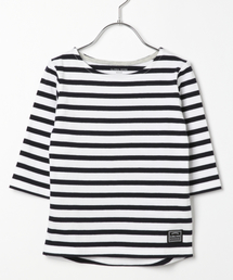 GLOBAL WORK | 【キッズ】コットンボーダー7分袖/819109(Tシャツ/カットソー)