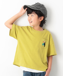 devirock | ロゴ刺繍BIGシルエットTシャツ(Tシャツ/カットソー)