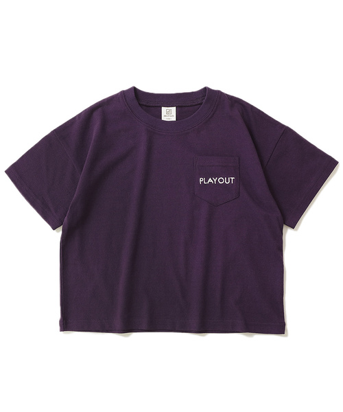 devirock（デビロック）の「ロゴ刺繍BIGシルエットTシャツ（Tシャツ/カットソー・キッズ・パープル/ブラック/オフホワイト/グリーン系その他/キャメル/イエロー系その他/ホワイト/ネイビー/ベージュ/モカ・100cm/110cm/120cm/130cm/140cm/150cm/160cm）」の20枚目の写真