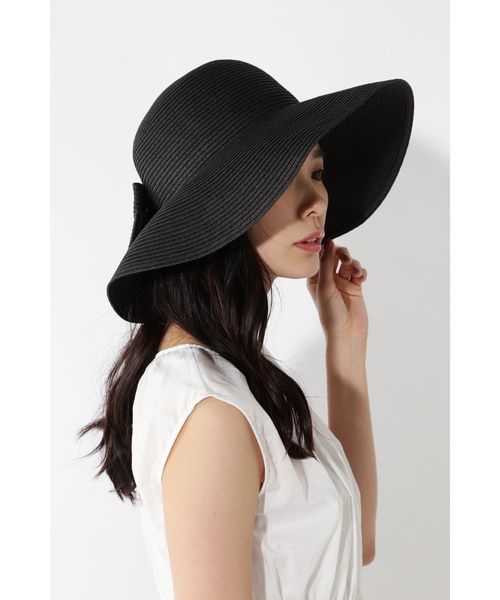 Natural Beauty Basic ナチュラルビューティベーシック の メタルポイントリボンキャペリン ハット Wear