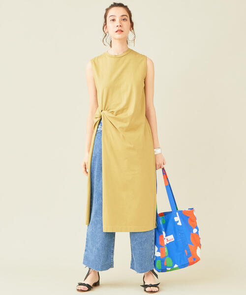 【新品】コットンツイスト スリットワンピース BEAUTY&YOUTH UNITED ARROWS（ビューティーアンドユース