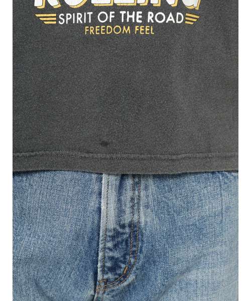 Ungrid（アングリッド）の「イーグルプリントショートTee（Tシャツ/カットソー・レディース・チャコールグレー/オフホワイト・FREE）」の15枚目の写真