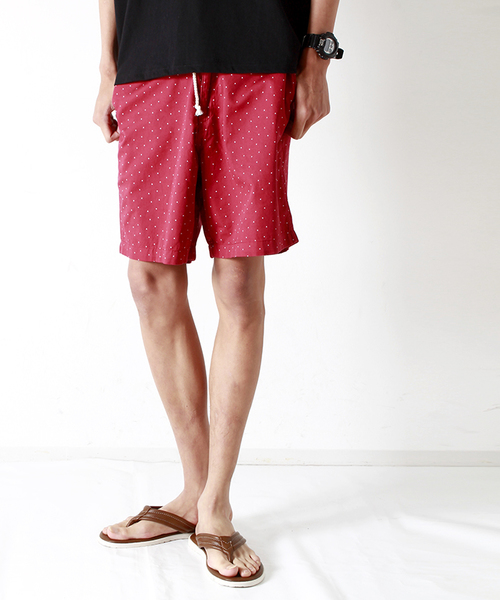 WEGO（ウィゴー）の「WEGO/パターンプリントボードショーツ（その他パンツ・メンズ・ホワイト系その他/ブラック/グリーン/ブルー/ホワイト/その他1/トリコロール/グレー/ネイビー/ワイン/ターコイズブルー・MEDIUM/LARGE）」の9枚目の写真