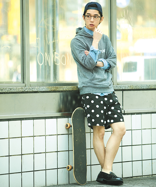 WEGO（ウィゴー）の「WEGO/パターンプリントボードショーツ（その他パンツ・メンズ・ホワイト系その他/ブラック/グリーン/ブルー/ホワイト/その他1/トリコロール/グレー/ネイビー/ワイン/ターコイズブルー・MEDIUM/LARGE）」の19枚目の写真