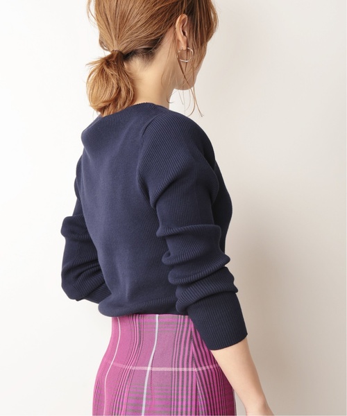 2017AW【新品】La TOTALITE◇VISPO ボートリブプルオーバー◇ セール】VISPOボートリブプルオーバー【手洗い可能】◇（ニット