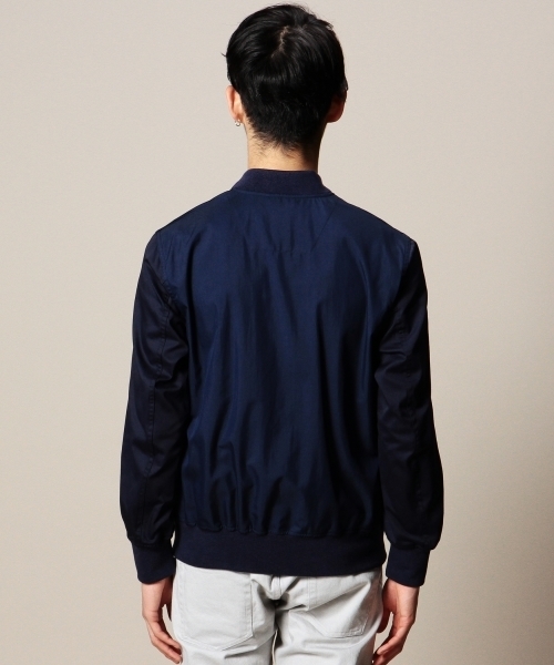 MONKEY TIME（モンキータイム）の「MT∴ コットン/ナイロン ジップ ブルゾン§（ブルゾン・メンズ・ダークグレー/ネイビー・MEDIUM/LARGE/X-LARGE/SMALL）」の5枚目の写真