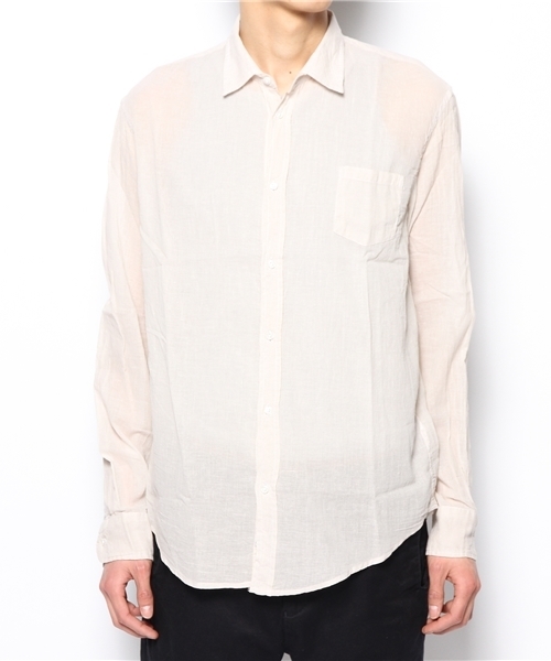 The SAZABY LEAGUE SELECT（ザサザビーリーグセレクト）の「【表示禁止＞要確認】Frank&Eileen LUKE/COTTON VOILE（シャツ/ブラウス・メンズ・チャコールグレー/ホワイト/アイボリー/ブラック・XX-SMALL/X-SMALL/SMALL/MEDIUM）」の2枚目の写真