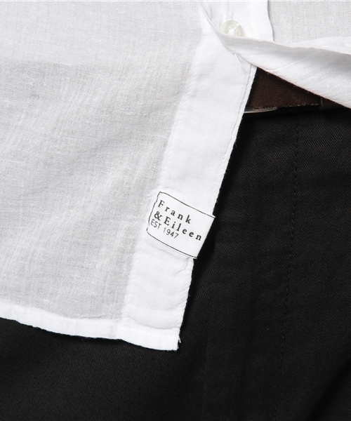 The SAZABY LEAGUE SELECT（ザサザビーリーグセレクト）の「【表示禁止＞要確認】Frank&Eileen LUKE/COTTON VOILE（シャツ/ブラウス・メンズ・チャコールグレー/ホワイト/アイボリー/ブラック・XX-SMALL/X-SMALL/SMALL/MEDIUM）」の5枚目の写真