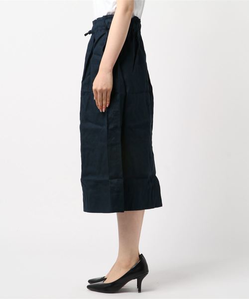 Brocante（ブロカント）の「BROCANTE/ブロカント　トラペーズスカート　37-151（スカート・レディース・ネイビー/オリーブ・2）」の4枚目の写真