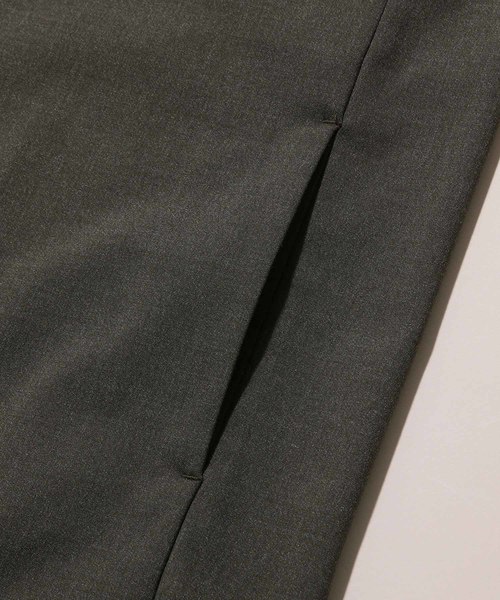 ADAM ET ROPE'（アダムエロペ）の「【CARREMAN】ルームジャケット（ノーカラージャケット・メンズ・ブラック/カーキ/ブラウン系その他・S/M/L）」の9枚目の写真