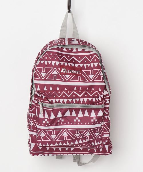 EVEREST(エベレスト)の「EVEREST Basic Pattern Back Pack(バックパック/リュック・レディース・その他/パープル/ネイビー/グレー/ピンク/ブルー/グリーン/その他1/その他2/ホワイト×ブラック/ブラック系その他/ダークブルー/ブルー系その他/パープル系その他/レッド系その他/ブルー系その他2/ブルー系その他3/パープル系その他2/レッド系その他2・FREE)」の15枚目の写真