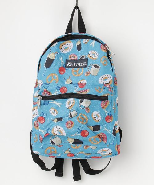 EVEREST(エベレスト)の「EVEREST Basic Pattern Back Pack(バックパック/リュック・レディース・その他/パープル/ネイビー/グレー/ピンク/ブルー/グリーン/その他1/その他2/ホワイト×ブラック/ブラック系その他/ダークブルー/ブルー系その他/パープル系その他/レッド系その他/ブルー系その他2/ブルー系その他3/パープル系その他2/レッド系その他2・FREE)」の6枚目の写真