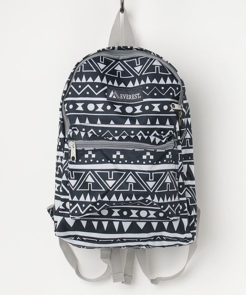 EVEREST(エベレスト)の「EVEREST Basic Pattern Back Pack(バックパック/リュック・レディース・その他/パープル/ネイビー/グレー/ピンク/ブルー/グリーン/その他1/その他2/ホワイト×ブラック/ブラック系その他/ダークブルー/ブルー系その他/パープル系その他/レッド系その他/ブルー系その他2/ブルー系その他3/パープル系その他2/レッド系その他2・FREE)」の9枚目の写真