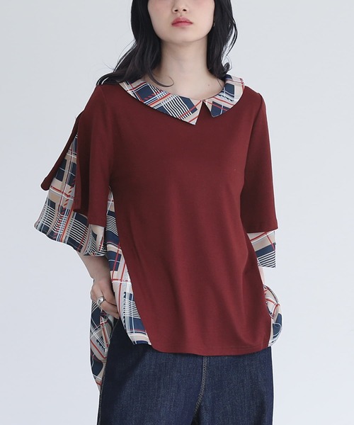 マイストラーダ アシメフリルTシャツ センター モンスター Mystrada(マイストラーダ)の「アシメフリル