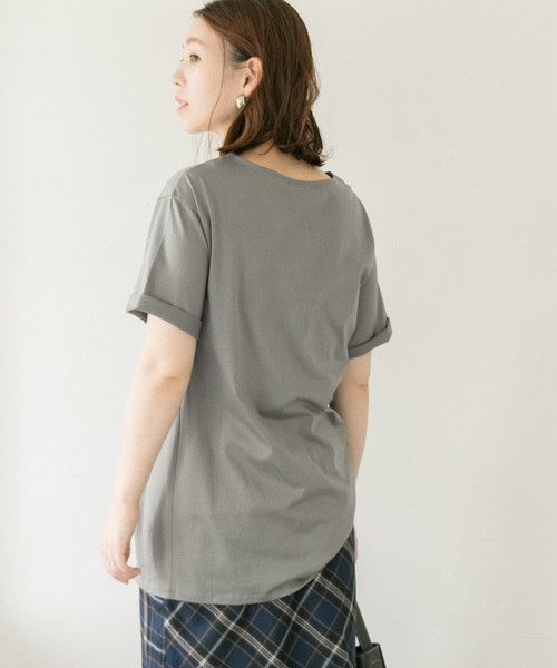 URBAN RESEARCH ROSSO WOMEN(アーバンリサーチ ロッソ)の「フロントタックアシメプルオーバー∴(Tシャツ/カットソー・レディース・チャコールグレー/ブラウン/グレー系その他・FREE)」の10枚目の写真