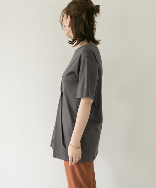 URBAN RESEARCH ROSSO WOMEN(アーバンリサーチ ロッソ)の「フロントタックアシメプルオーバー∴(Tシャツ/カットソー・レディース・チャコールグレー/ブラウン/グレー系その他・FREE)」の20枚目の写真