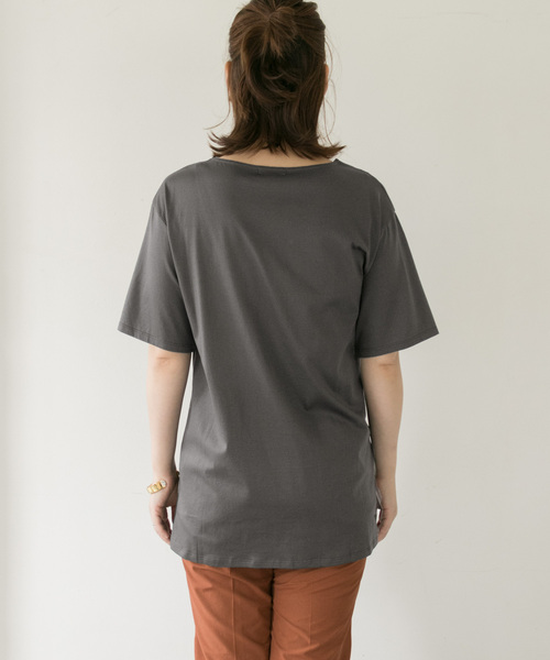 URBAN RESEARCH ROSSO WOMEN(アーバンリサーチ ロッソ)の「フロントタックアシメプルオーバー∴(Tシャツ/カットソー・レディース・チャコールグレー/ブラウン/グレー系その他・FREE)」の21枚目の写真
