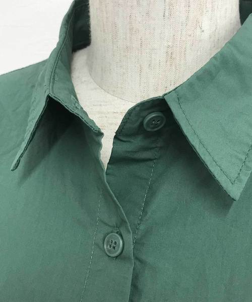 marle(マルレ)の「製品洗い コットンビッグシルエットシャツ(シャツ/ブラウス・レディース・ホワイト/ブラック/ベージュ/カーキ・FREE)」の6枚目の写真