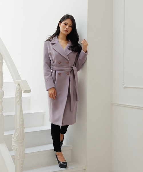 LIPSERVICE(リップサービス)の「LADYチェスターコート(チェスターコート)」|パープル