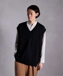 【EDIFICE LA BOUCLE / ラブ―クル】シルクブレンドビッグベスト