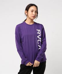 RVCA レディース LINE RVCA LS TEE ロングスリーブTシャツ/ルーカ ロンT ビッグロゴ