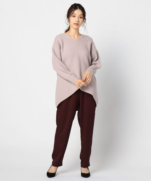 NOLLEY'S Sophi（ノーリーズソフィ）の「7G両畦Vネックプルオーバー