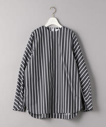 HYKE ストライプシャツ サイズ2 hyke ハイク T/C クルーネック ストライプ シャツ - メルカリ