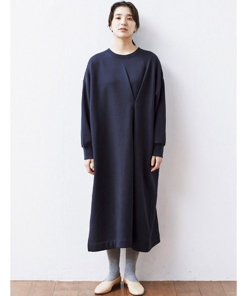 avecmoi(アヴェクモワ)の「【佐藤かなさんプロデュース】 アヴェクモワ スウェットワンピース〈ネイビー〉(ワンピース・レディース・ネイビー・2/1)」の6枚目の写真