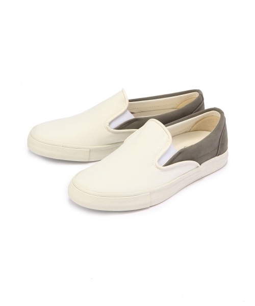 Boisson Chocolat（ボワソンショコラ）の「★ボワソンショコラ/B クラシックスリッポン（スニーカー・レディース・その他1/ブラック/ホワイト・24cm/22.5cm/24.5cm/23cm/23.5cm）」の18枚目の写真