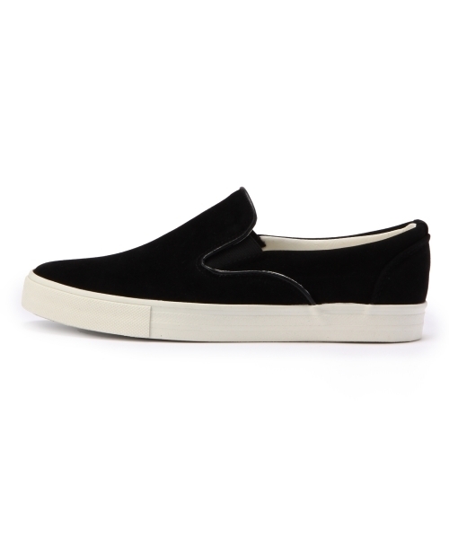 Boisson Chocolat（ボワソンショコラ）の「★ボワソンショコラ/B クラシックスリッポン（スニーカー・レディース・その他1/ブラック/ホワイト・24cm/22.5cm/24.5cm/23cm/23.5cm）」の14枚目の写真