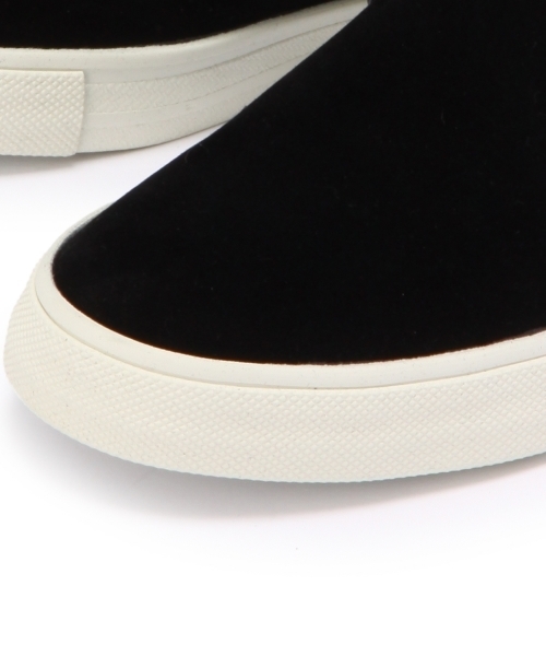 Boisson Chocolat（ボワソンショコラ）の「★ボワソンショコラ/B クラシックスリッポン（スニーカー・レディース・その他1/ブラック/ホワイト・24cm/22.5cm/24.5cm/23cm/23.5cm）」の13枚目の写真